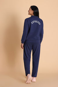 Zivame 2 Mile Fashion Knit Cotton Loungewear Set - Naval Academy — thumbnail 4
